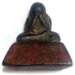 Pra Pid Ta Nuea Pong Kluk Rak Jarn Yant Putto Hand Inscribed Statuette