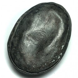 Bia Gae Hum Takua Mercurial Leaden Cowrie Shell Hand Spell Inscriptions
